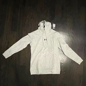 NWT HEATHER GRAY UNDER ARMOUR HOODIE